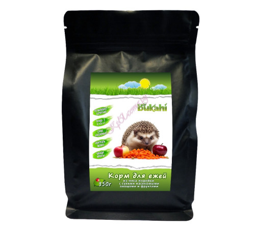 Сухой корм для ежей из индейки с насекомыми, овощами и фруктами