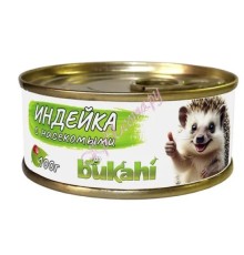 Консервированный корм для ежей из индейки с насекомыми