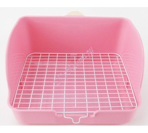 Туалет с решеткой и креплением для кроликов