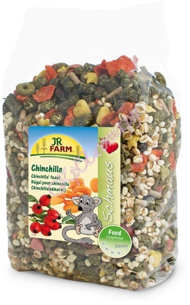 Jr Farm полноценный корм для шиншилл JR Chinchillas Classic Feast 1,2 кг.