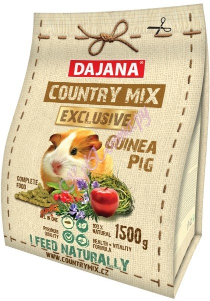Dajana полнорационный корм для морских свинок Dajana Country Mix Guinea Pig Exclusive 1.5kg 1,5 кг.