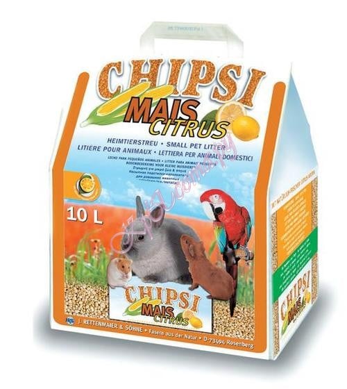 Кукурузный наполнитель в гранулах Chipsi Mais Citrus