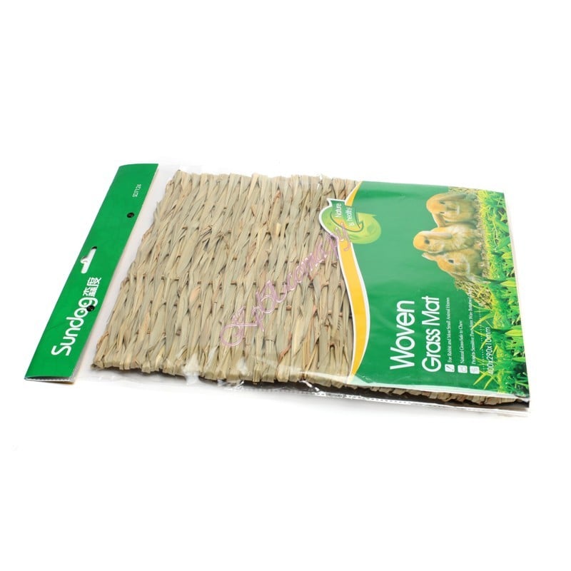 Sundog плоский плетеный лежак для грызунов Woven Grass Mat