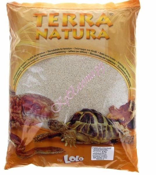 Lolo Pets Песок для террариумов для амфибий и рептилий 6 кг.