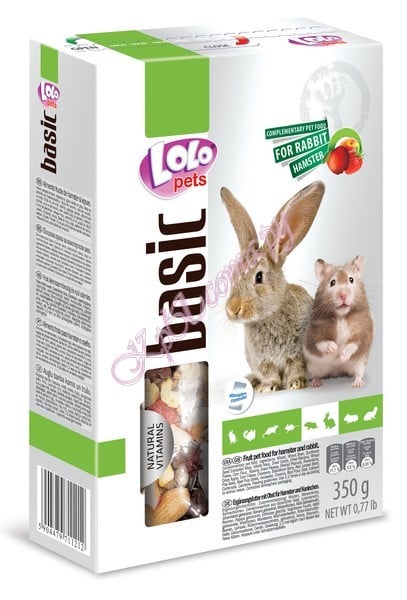Корм фруктовый для хомяков и кроликов LoLo Pets Fruit food for Hamsters & Rabbits 350 г.