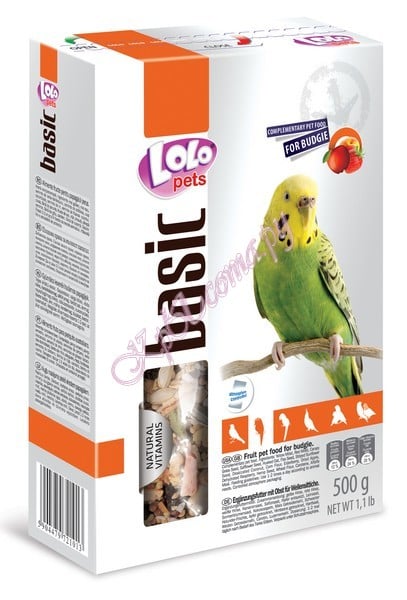 Корм фруктовый для волнистых попугаев LoLo Pets Fruit food for Budgies 500 г.