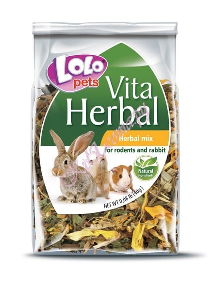 Хербал Смесь лекарственных трав для грызунов Lolo Pets Herbal Mix 40 г.