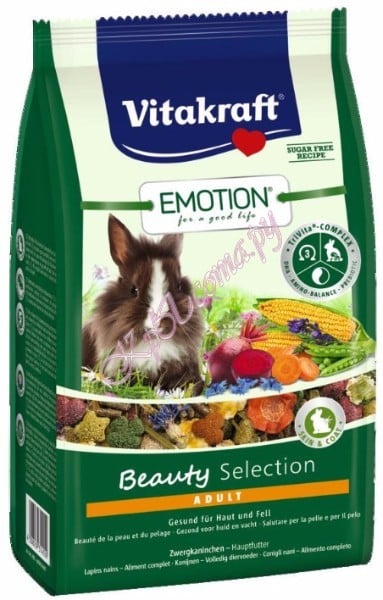Vitakraft корм для взрослых кроликов Beauty Selection Rabbit 600 г.