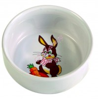 Trixie миска керамическая для грызунов Миска Кролик